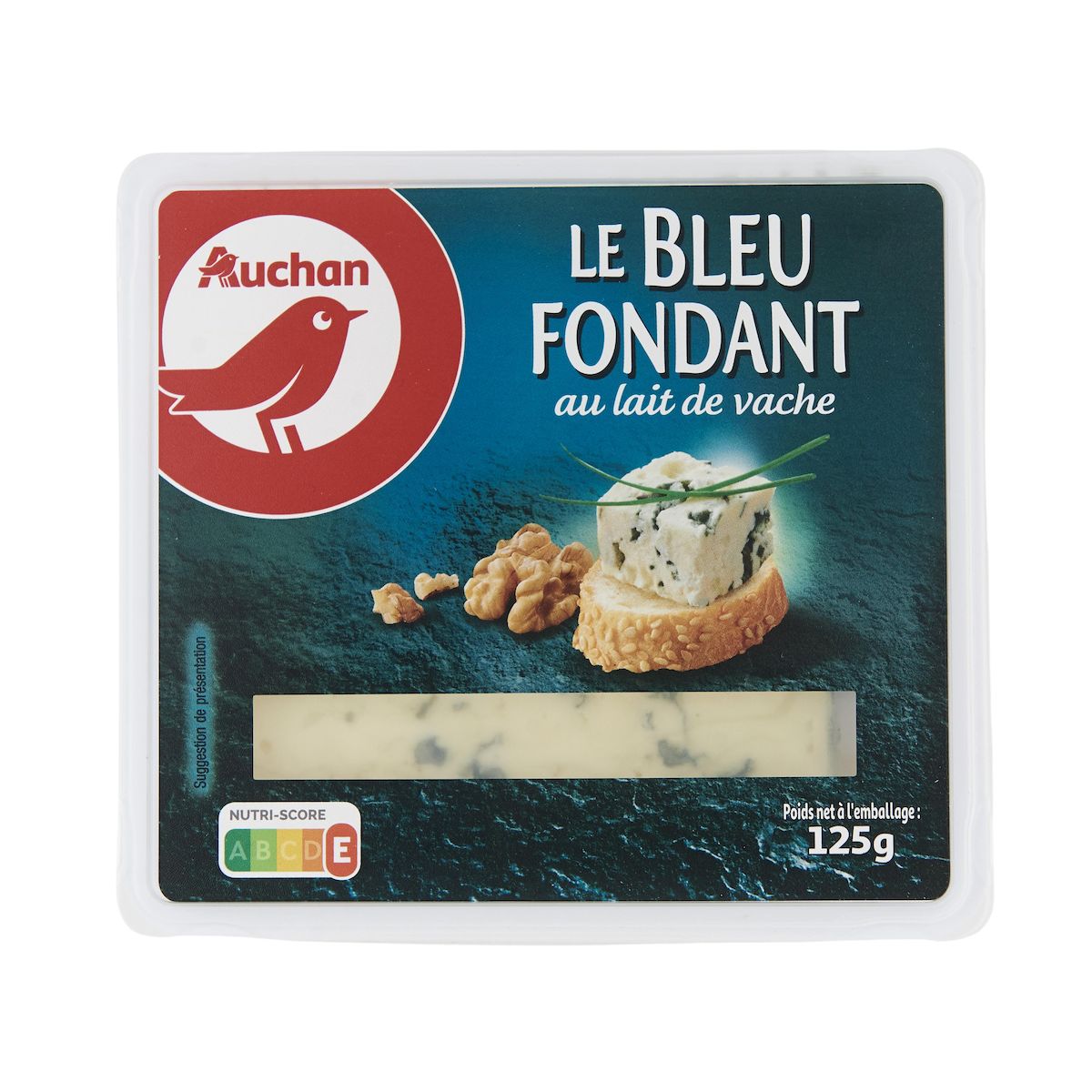 AUCHAN Bleu fondant 125g