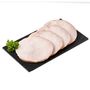 Voir la diapositive 2 : AUCHAN LE CHARCUTIER Rôti de porc supérieur 4 tranches 200g