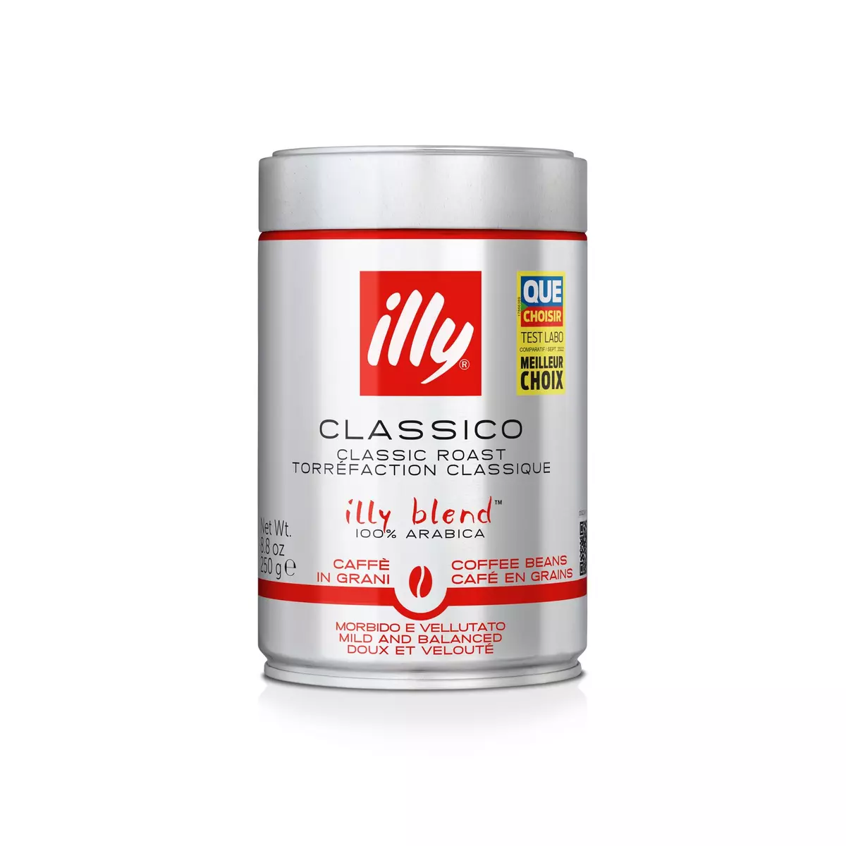 ILLY Café en grain classique 100% arabica 250g - Auchan Daumesnil