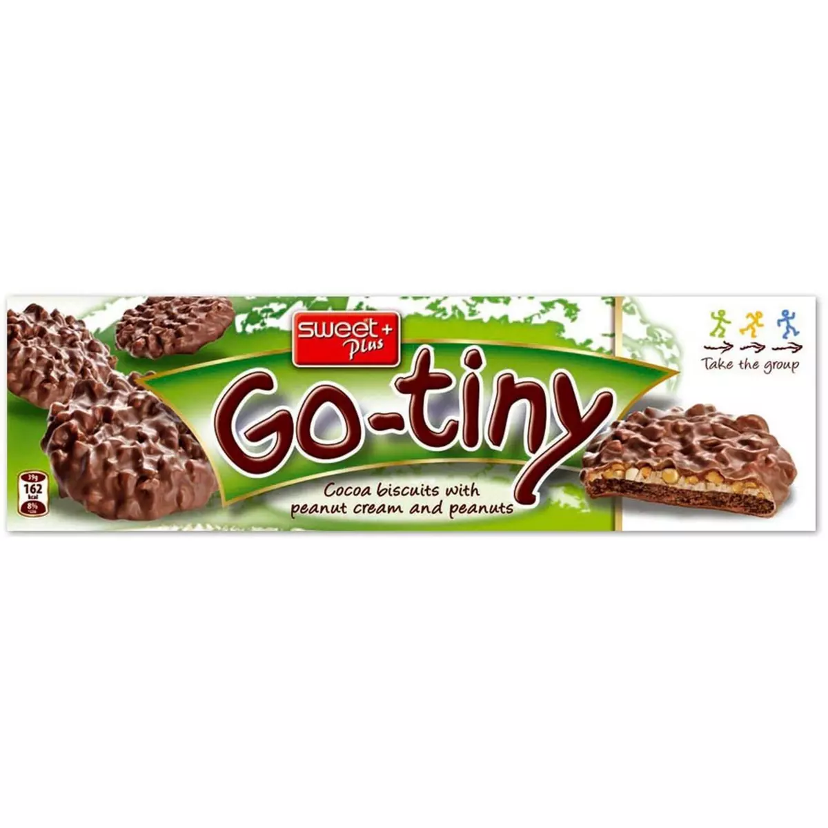 Go-tiny Biscuits chocolat et cacahuètes 130g