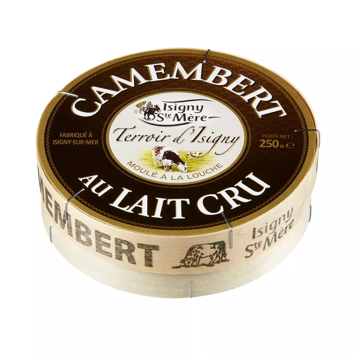 ISIGNY STE MERE Camembert au lait cru 250g