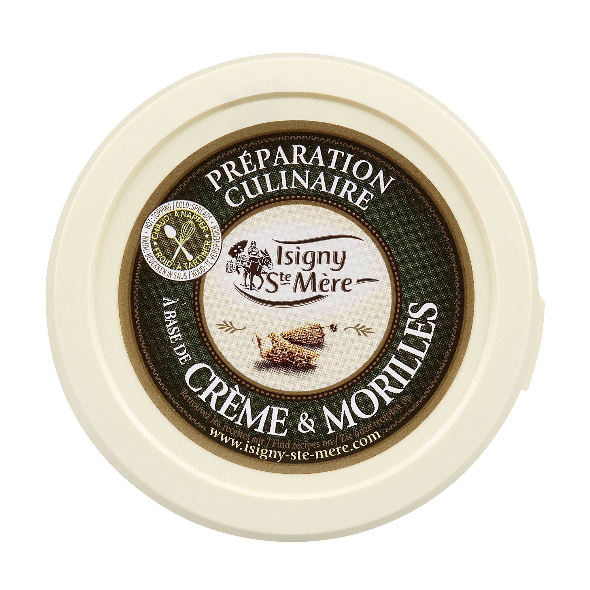 Voir la diapositive 3 : ISIGNY STE MERE Préparation culinaire à base de crème et de morilles 1 pièce 20cl