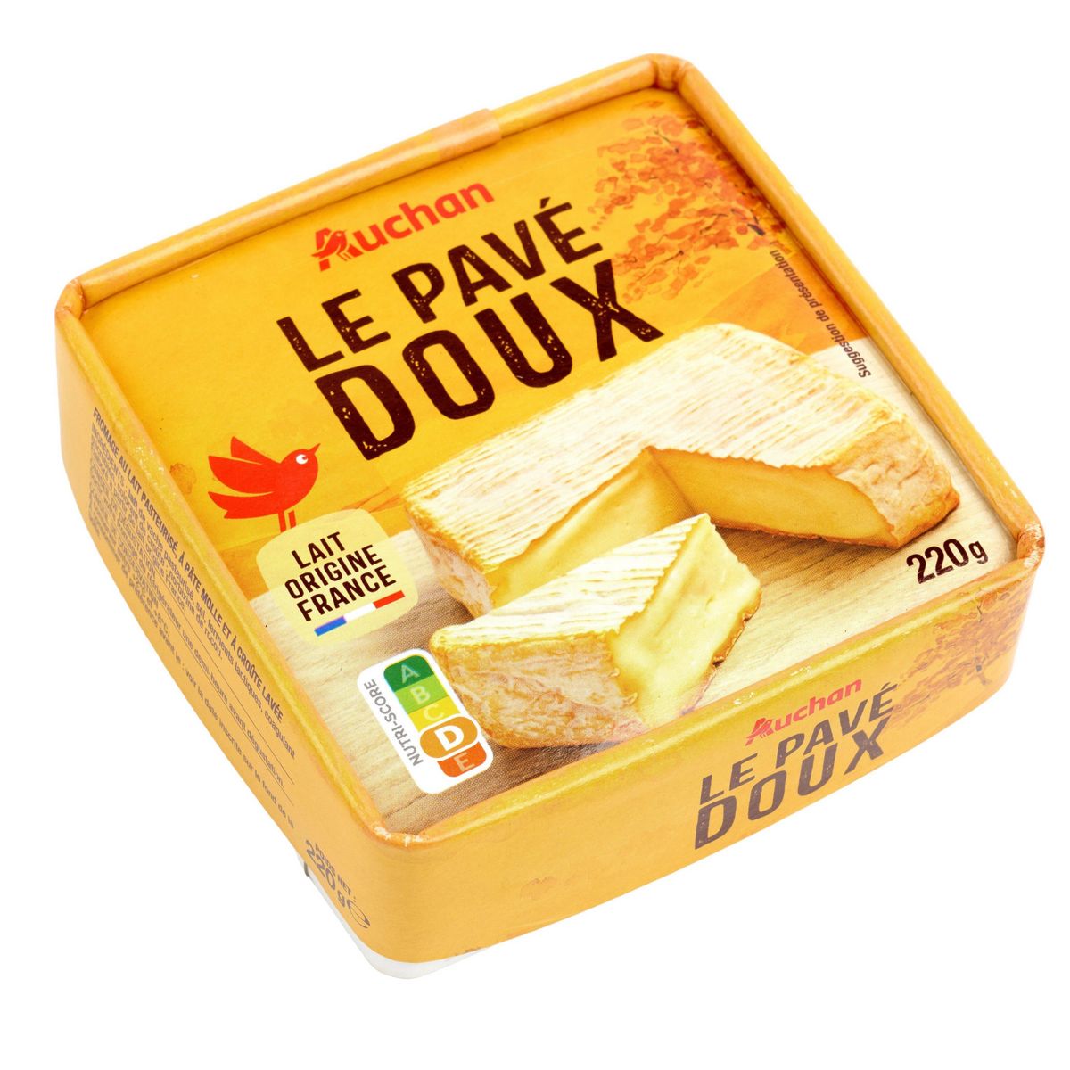 AUCHAN Le pavé doux 220g