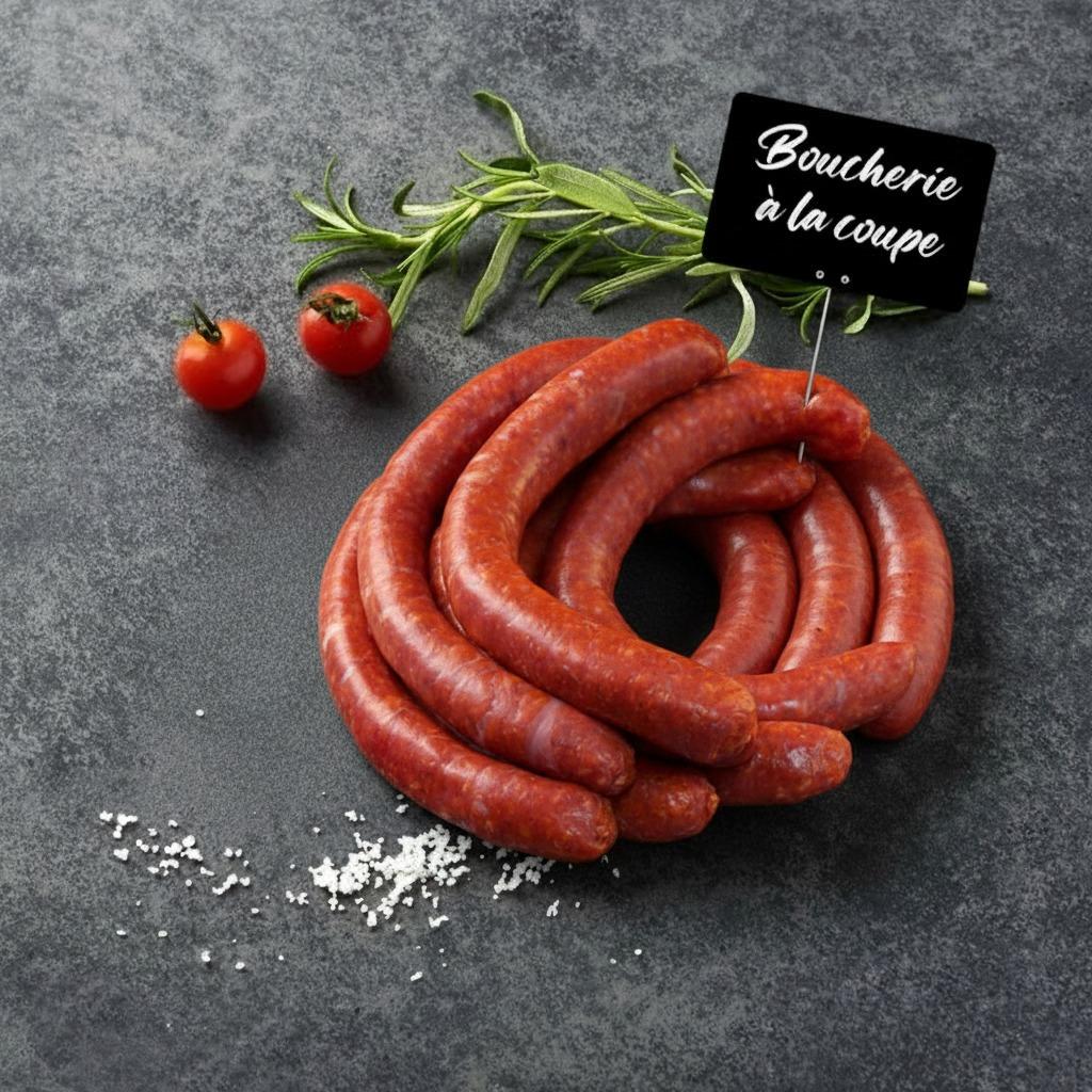 MON BOUCHER Merguez boeuf et mouton 5 pièces 380 g à 480 g