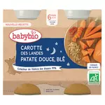 Babybio BABYBIO Petit pot carottes patate douce & blé bio dès 6 mois