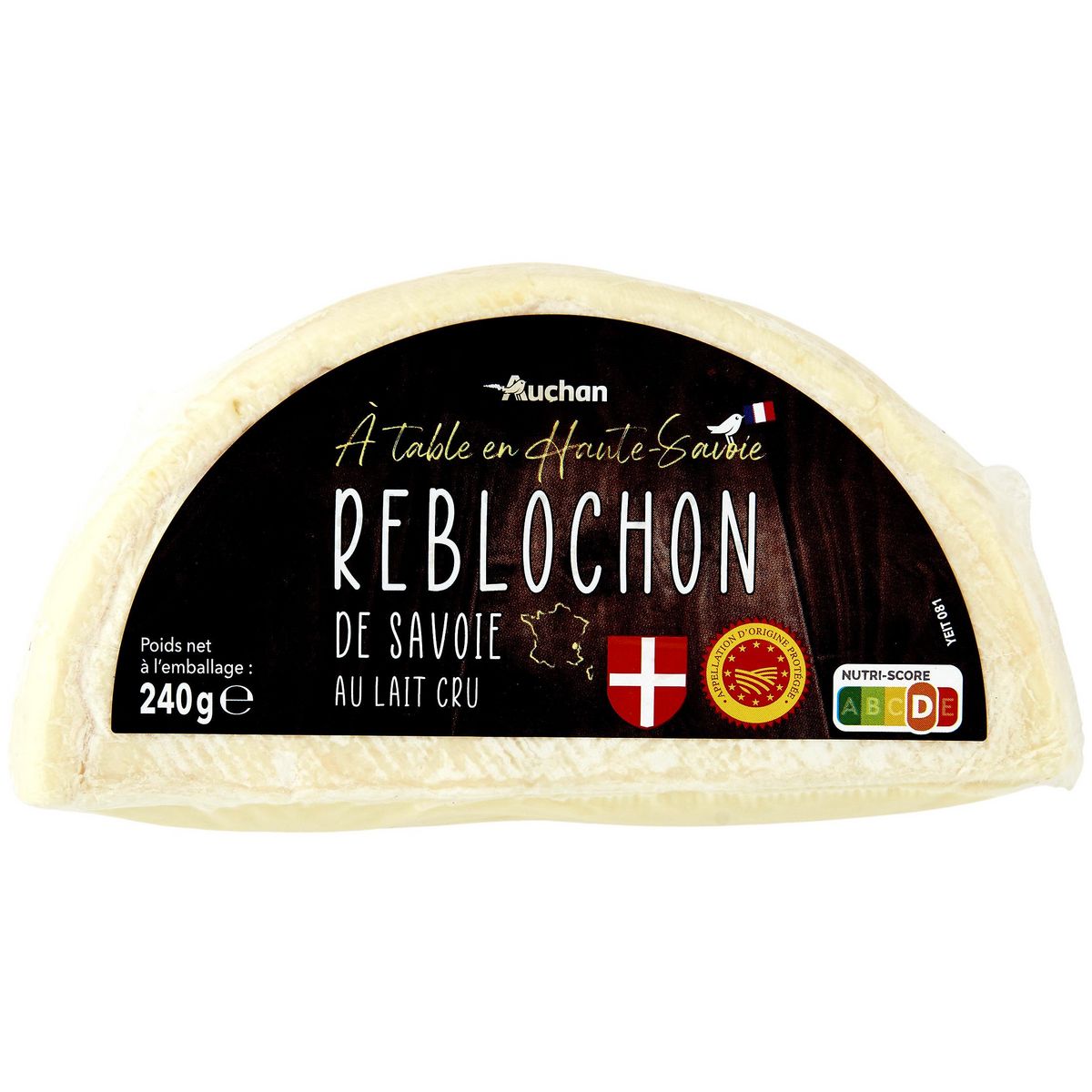 AUCHAN TERROIR Reblochon de Savoie AOP 240g