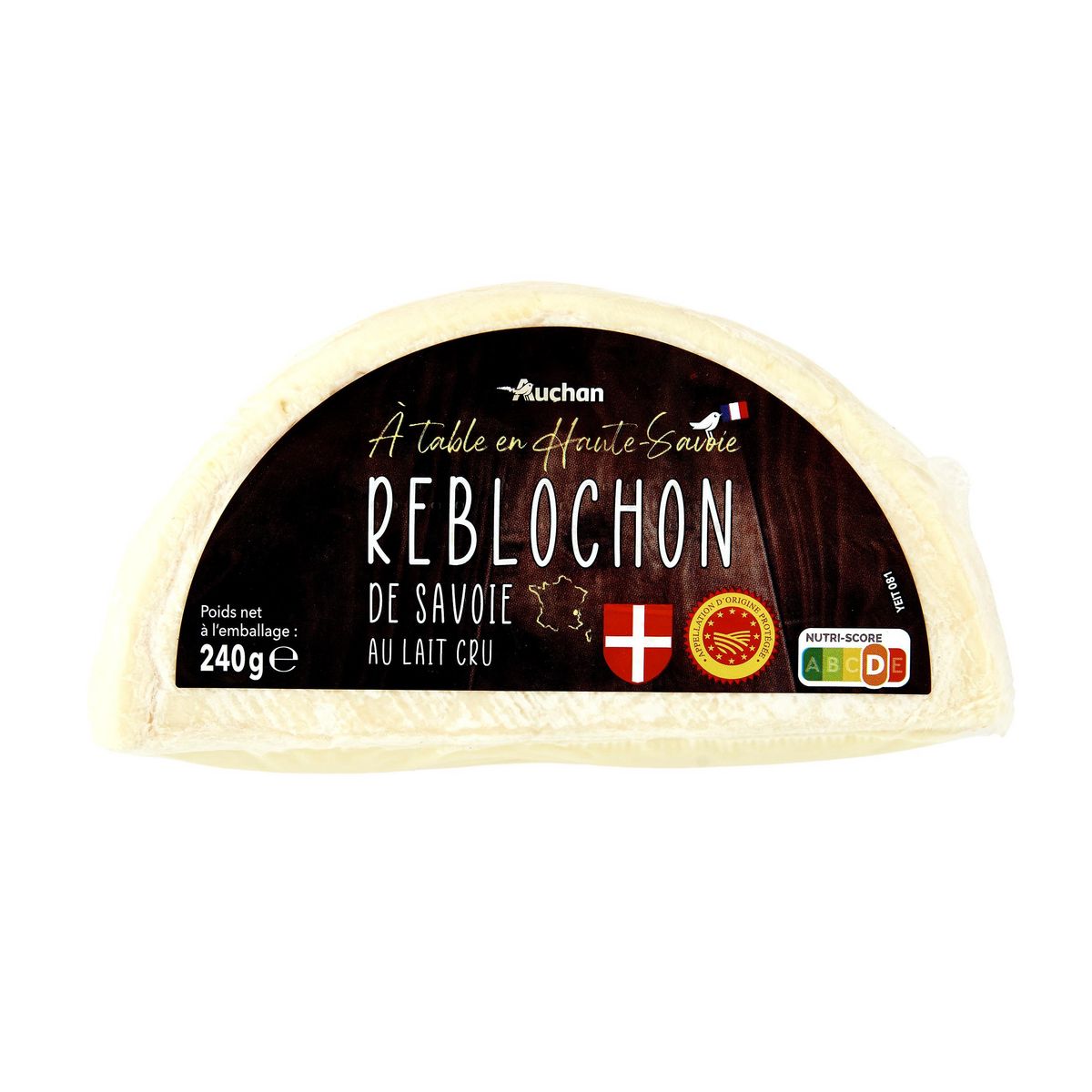 AUCHAN TERROIR Reblochon de Savoie AOP 240g