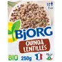 BJORG Quinoa lentilles bio sachet express 1-2 personnes 250g
