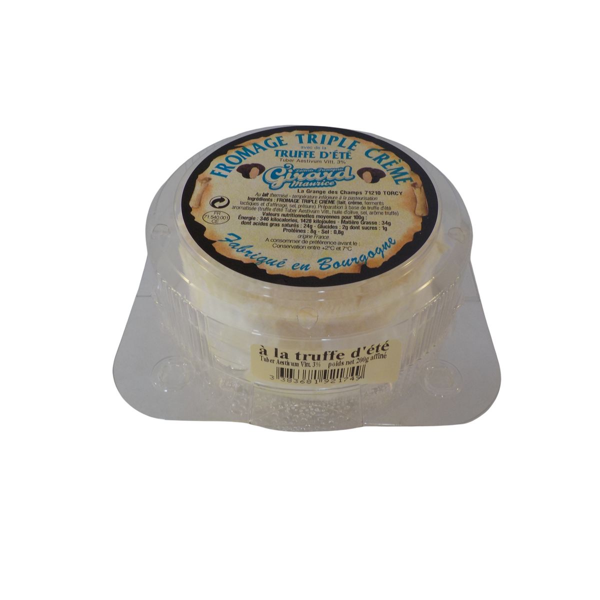 Fromage au Brillat-Savarin et à la truffe d'été 200g