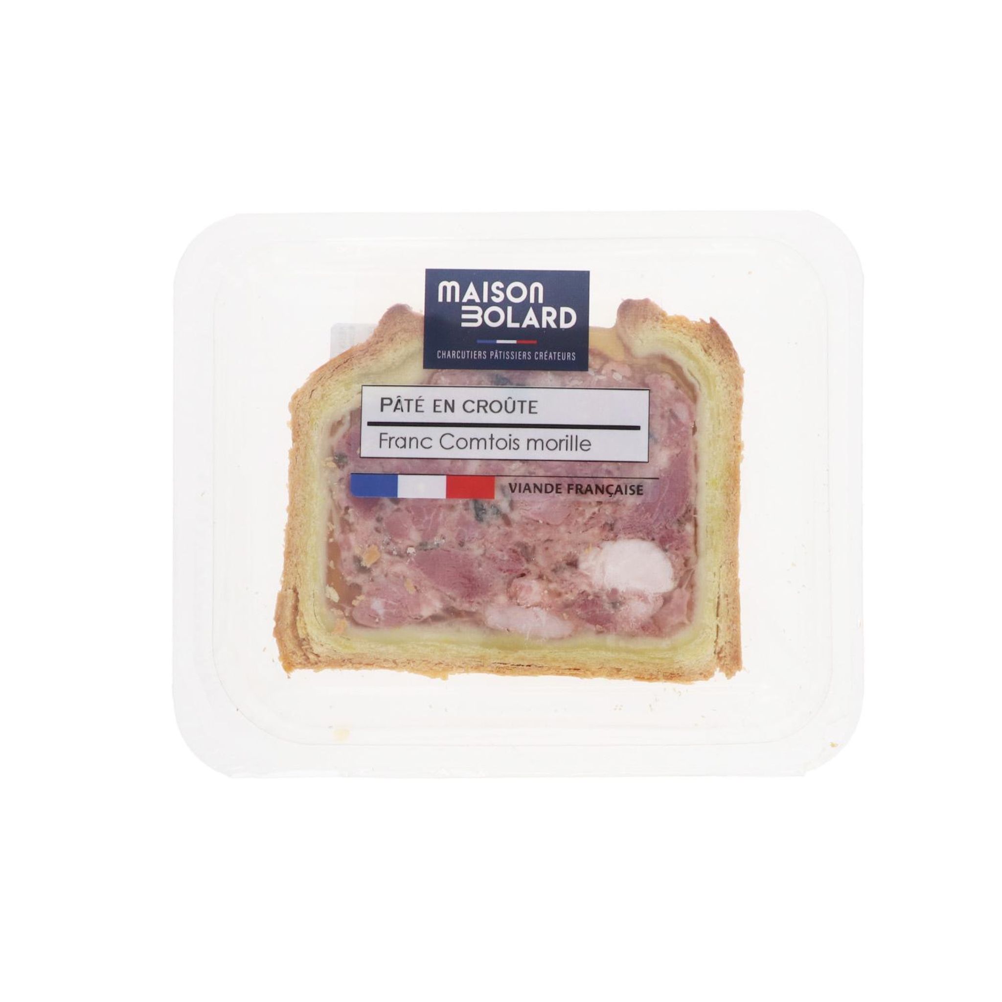 MAISON BOLARD Pâté en croûte franc comtois morille 1 tranche 100g