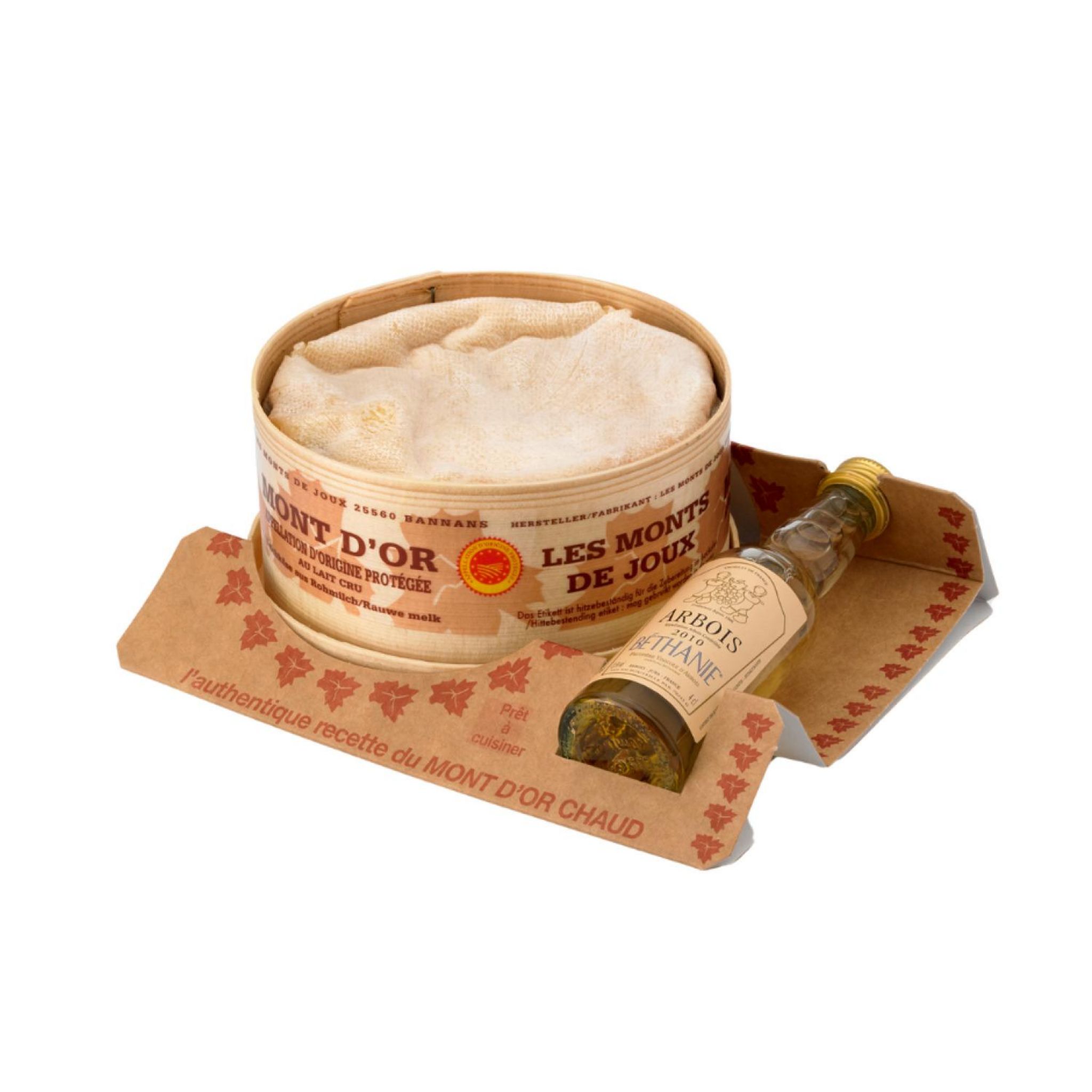 MONTS DE JOUX Mont d'Or AOP + baby vin Arbois 400g