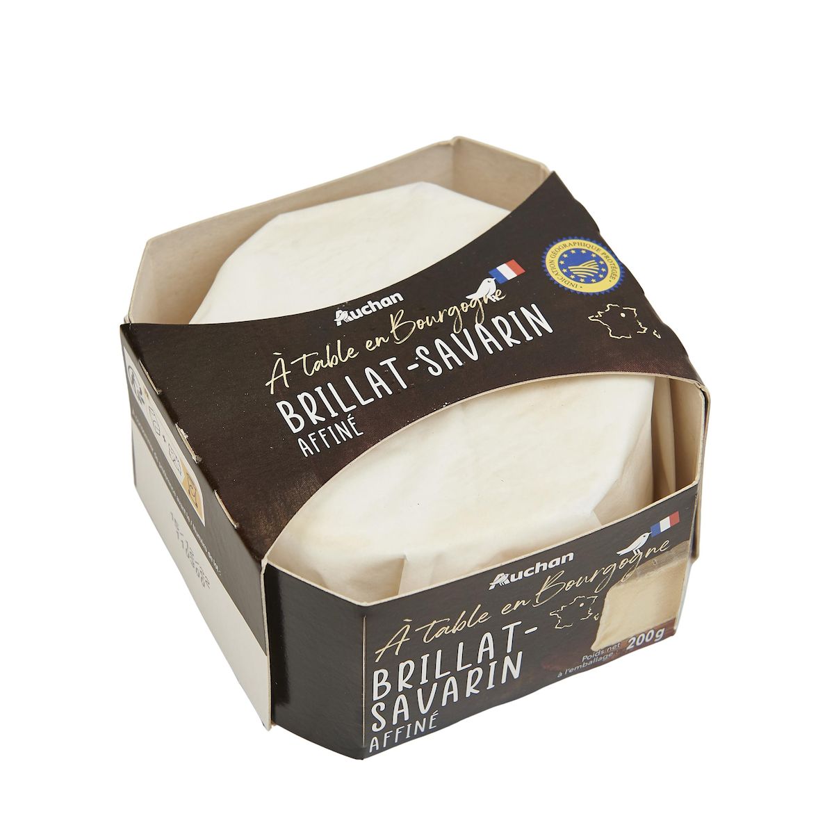 AUCHAN TERROIR Brillat-Savarin affiné IGP 200g
