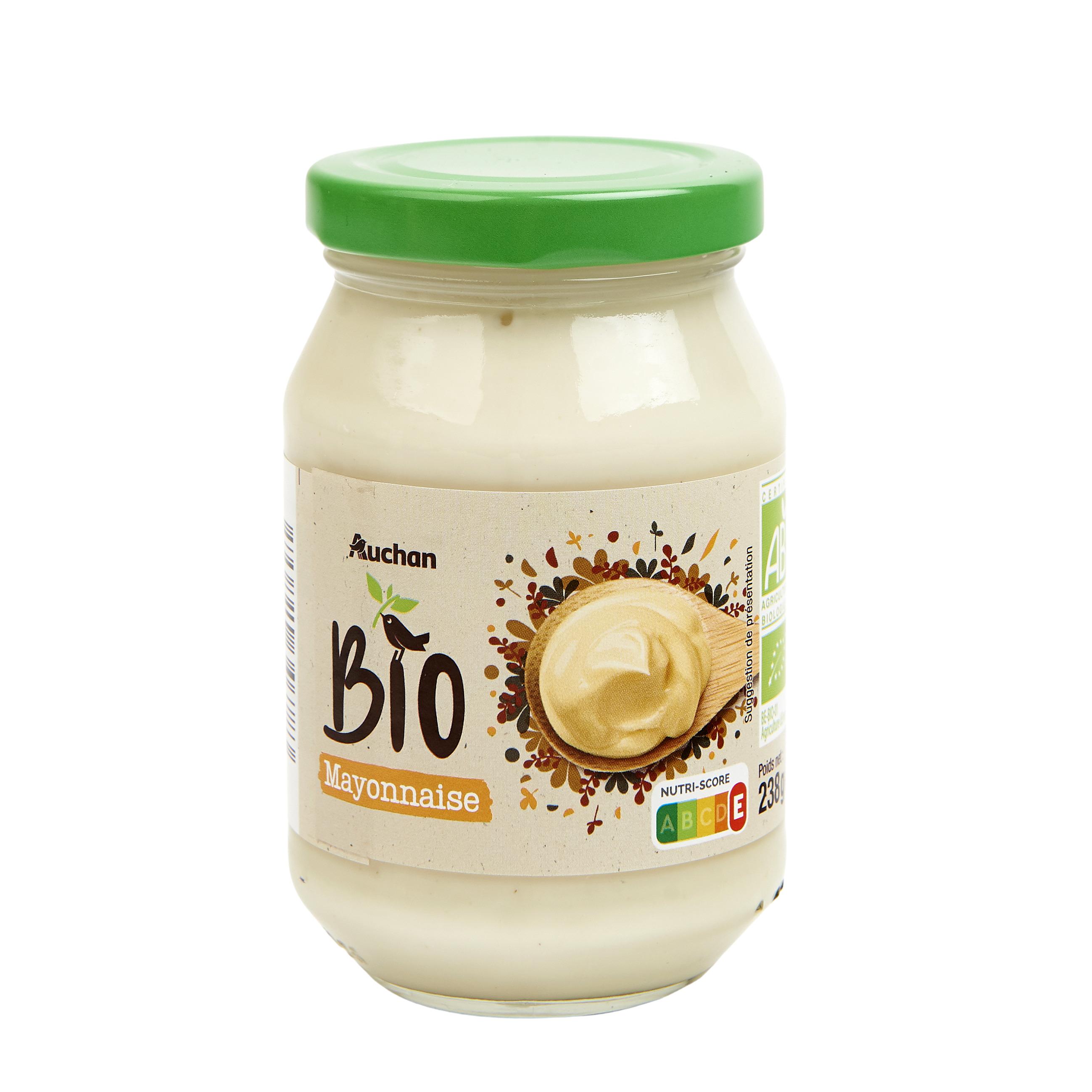 Voir la diapositive 3 : AUCHAN BIO Mayonnaise 238g