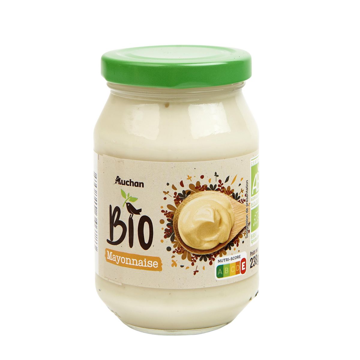 AUCHAN BIO Mayonnaise 238g