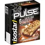 ISOSTAR Barres de céréales Pulse noisette chocolat guarana 6 barres 6x23g