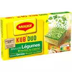 MAGGI Kub duo bouillon de légumes et herbes du marché 10 cubes 105g