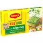 MAGGI Kub duo bouillon de légumes et herbes du marché 10 cubes 105g