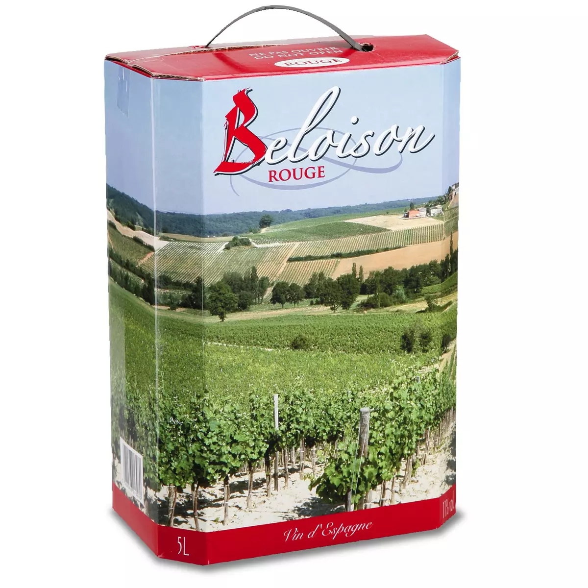 BELOISON Vin de l'Union Européenne rouge bib Grand format 5L