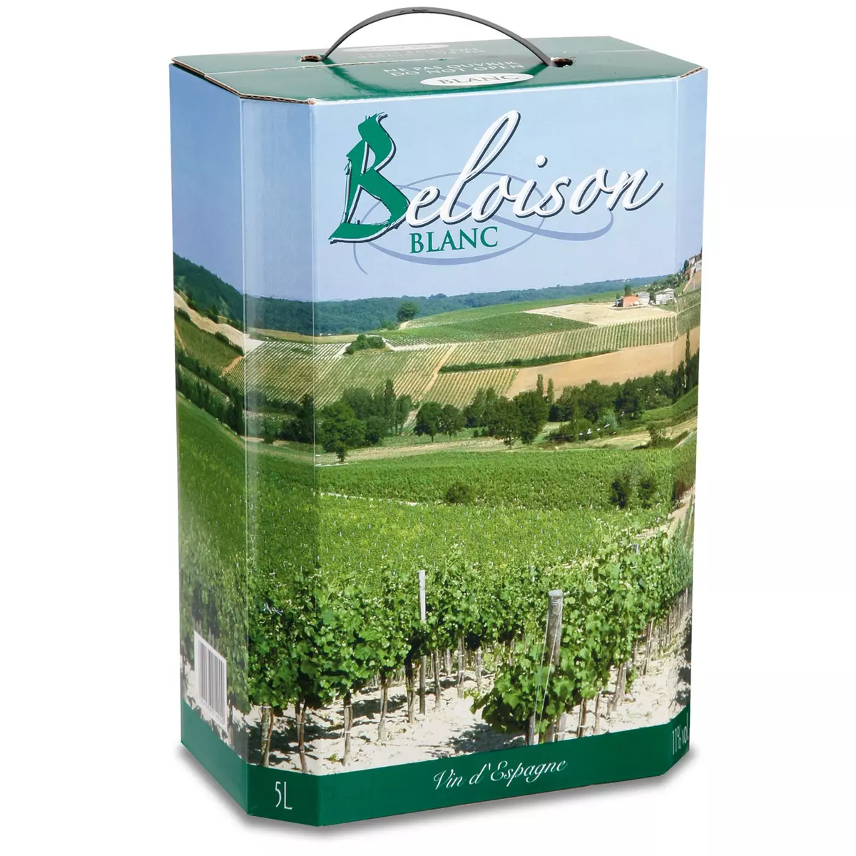 BELOISON Vin de l'Union Européenne Blanc bib Grand format 5L