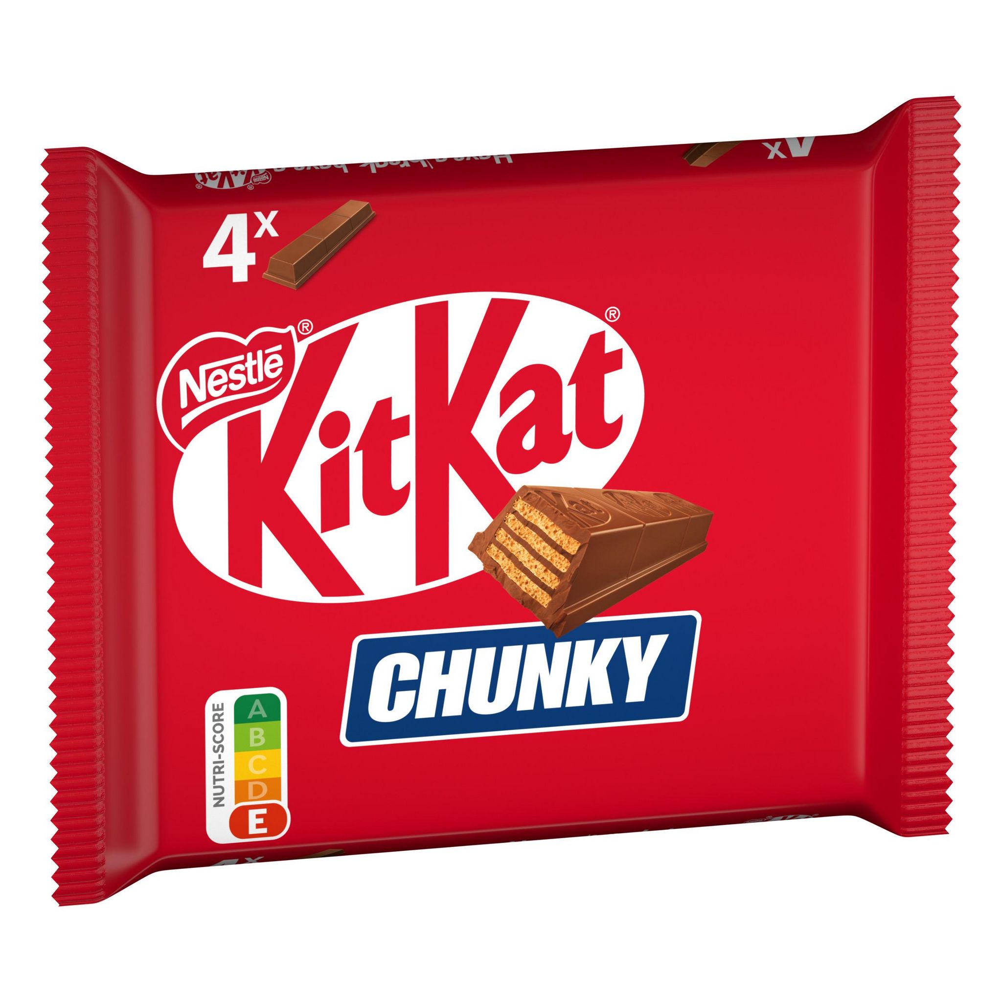 Voir la diapositive 2 : KIT KAT Chunky gaufrettes croustillantes enrobées de chocolat au lait 4 barres 160g
