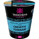 TANOSHI Cup nouilles japonaises instantanées saveur crevette yosenabe 1 personne 65g