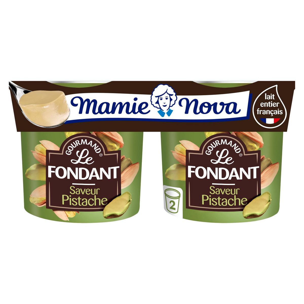 MAMIE NOVA Le fondant - Dessert à la pistache 2x150g