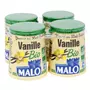 MALO Yaourt au lait entier saveur vanille bio 4x125g