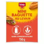 SCHAR Mini baguettes précuites sans gluten 2 pièces 150g