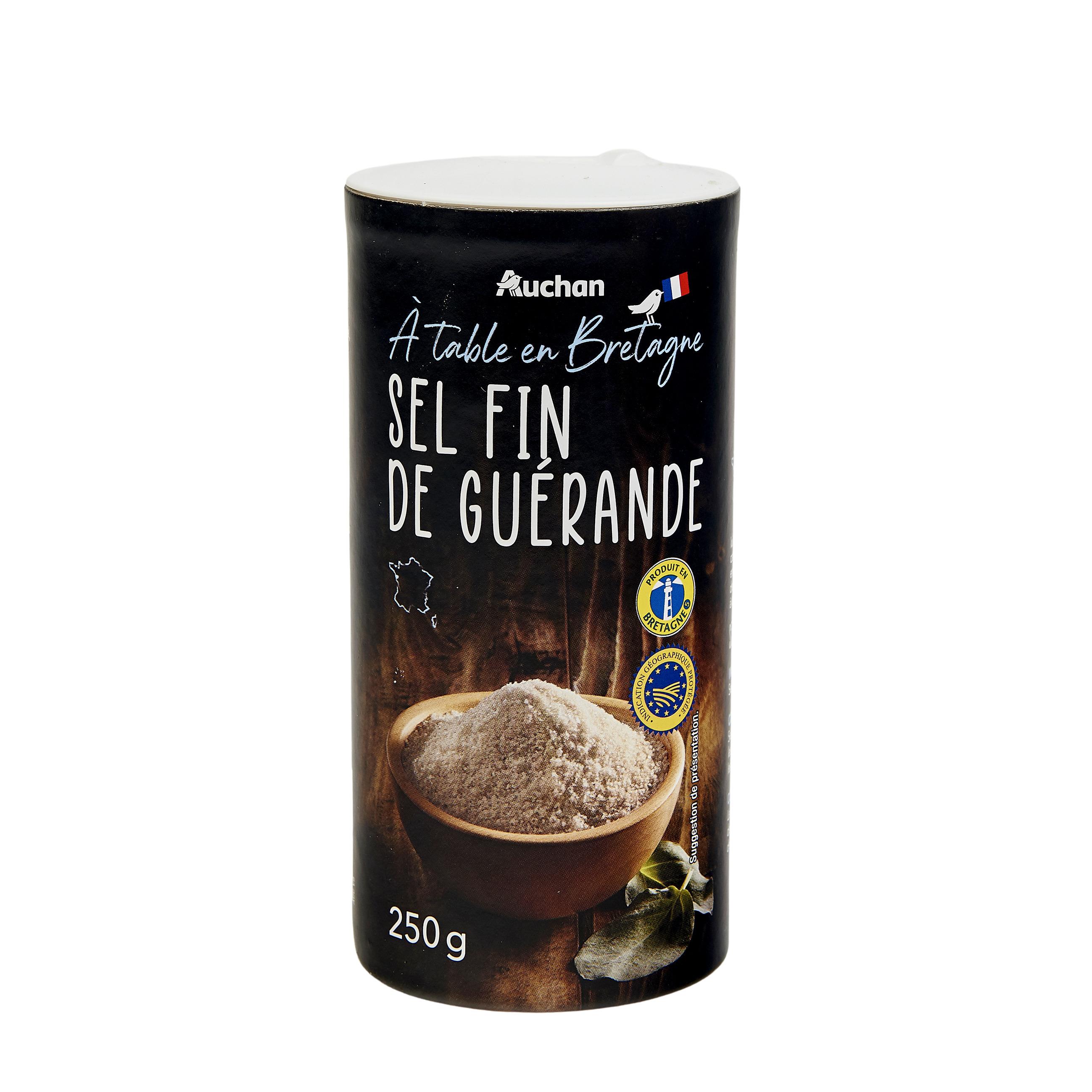 Voir la diapositive 2 : AUCHAN TERROIR Sel de Guérande IGP 250g