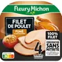 FLEURY MICHON Filet de poulet fumé 4 tranches 120g