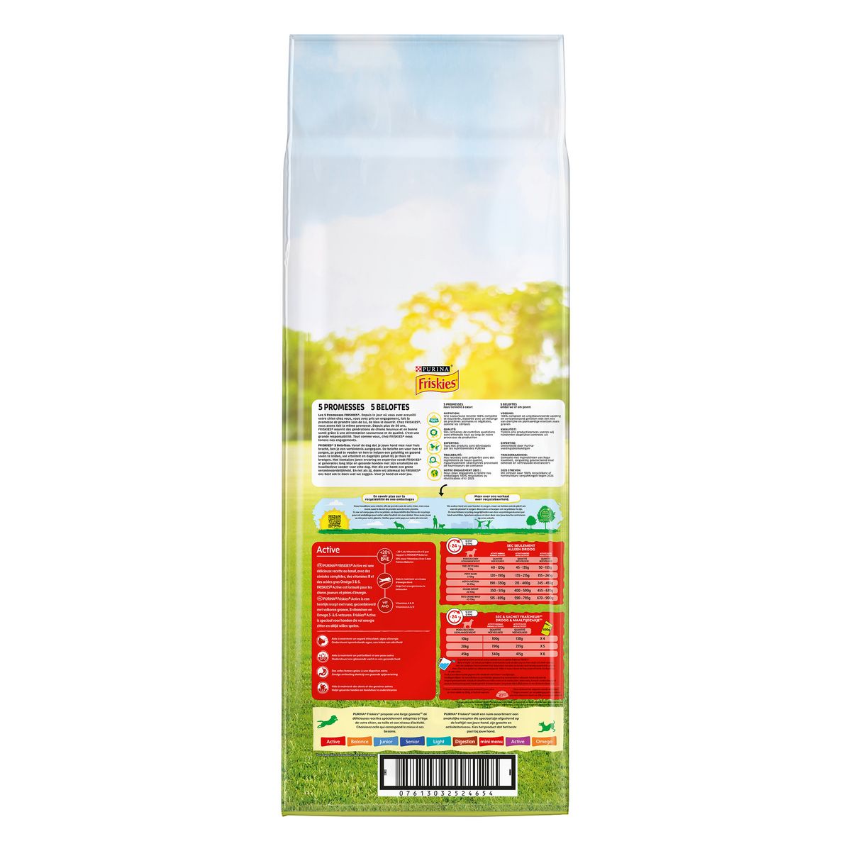 FRISKIES Croquettes au boeuf pour chien 18kg+2 offerts 20kg