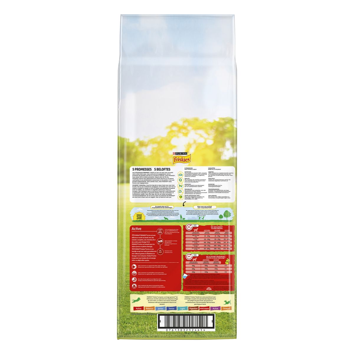 FRISKIES Croquettes au boeuf pour chien 18kg+2 offerts 20kg