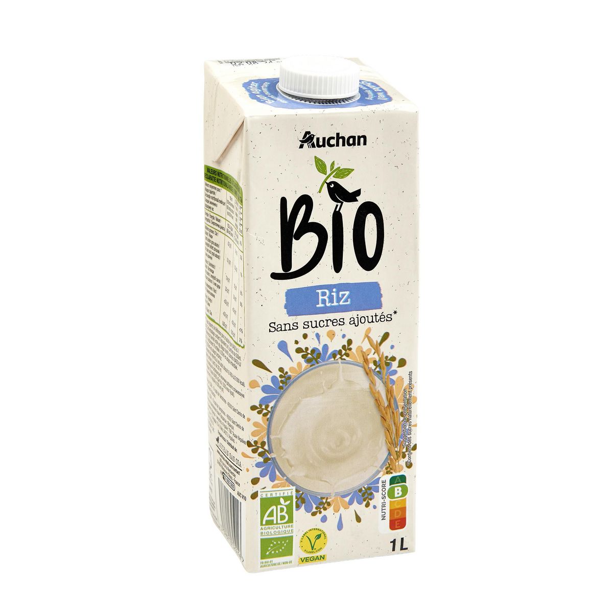 AUCHAN BIO Boisson au riz 1l