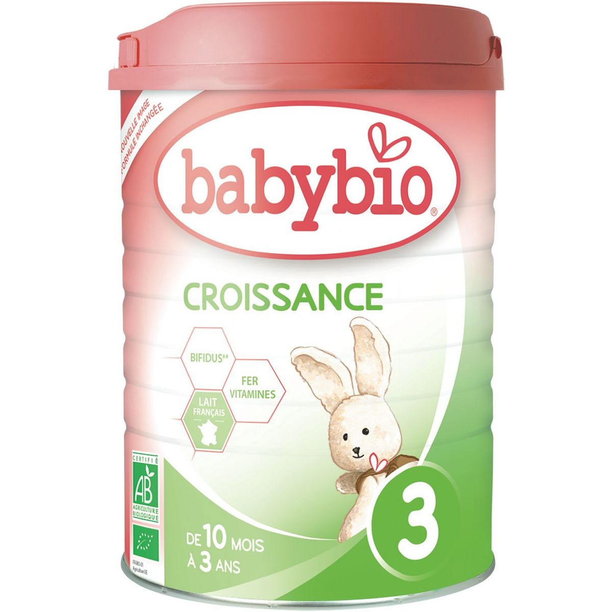 BABYBIO Lait de croissance en poudre dès 10 mois 900g