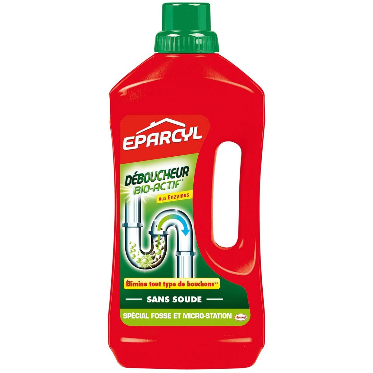 EPARCYL Gel déboucheur bio-actif sans soude 1l
