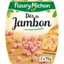 FLEURY MICHON Dés de jambon 2x75g