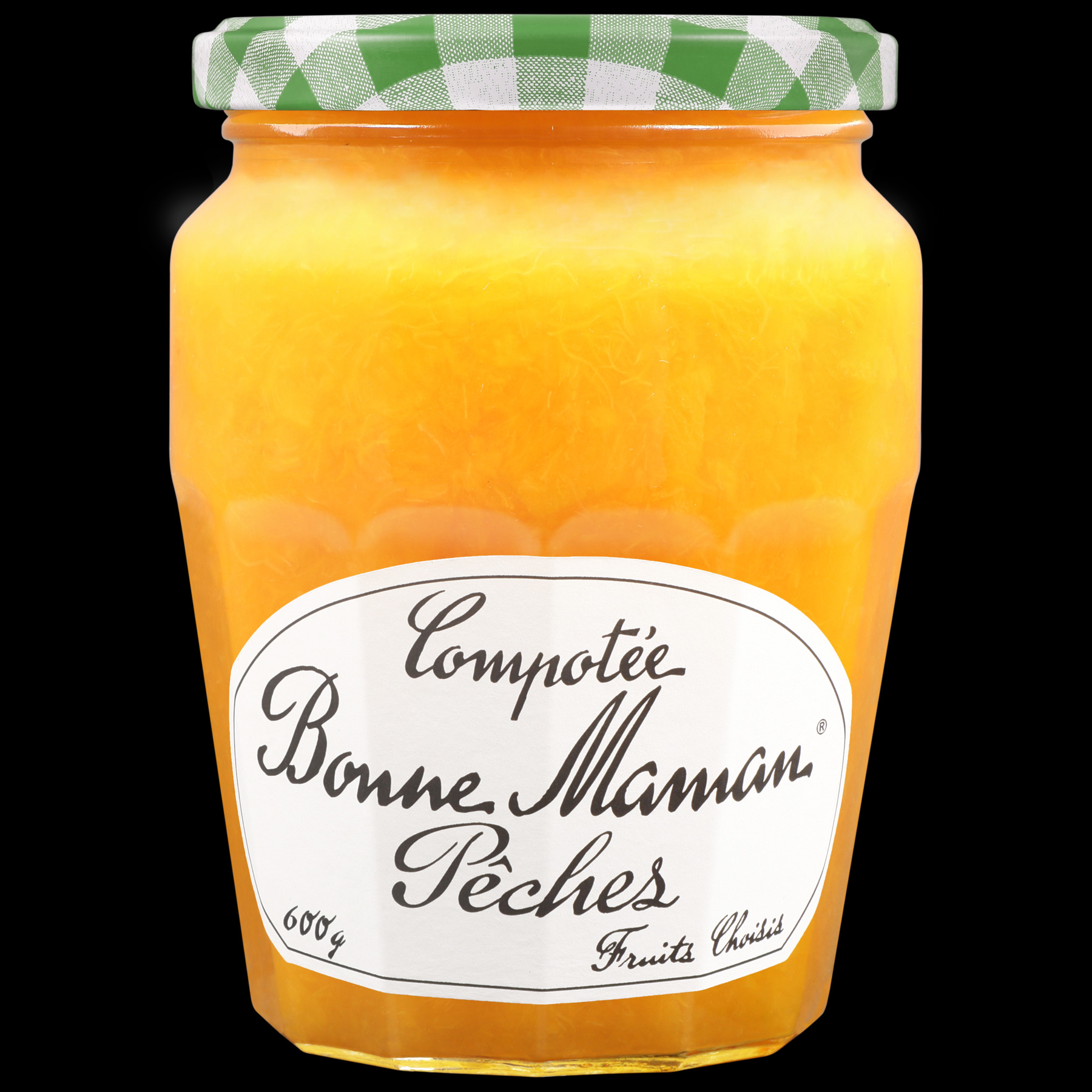 Voir la diapositive 5 : BONNE MAMAN Compotée de pêches en bocal 600g