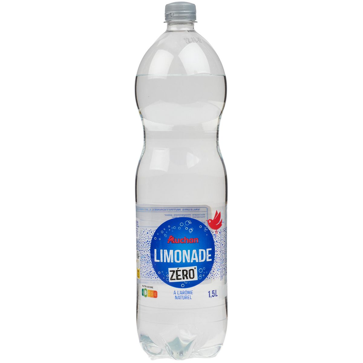 AUCHAN Limonade zéro à l'arôme naturel 1,5l