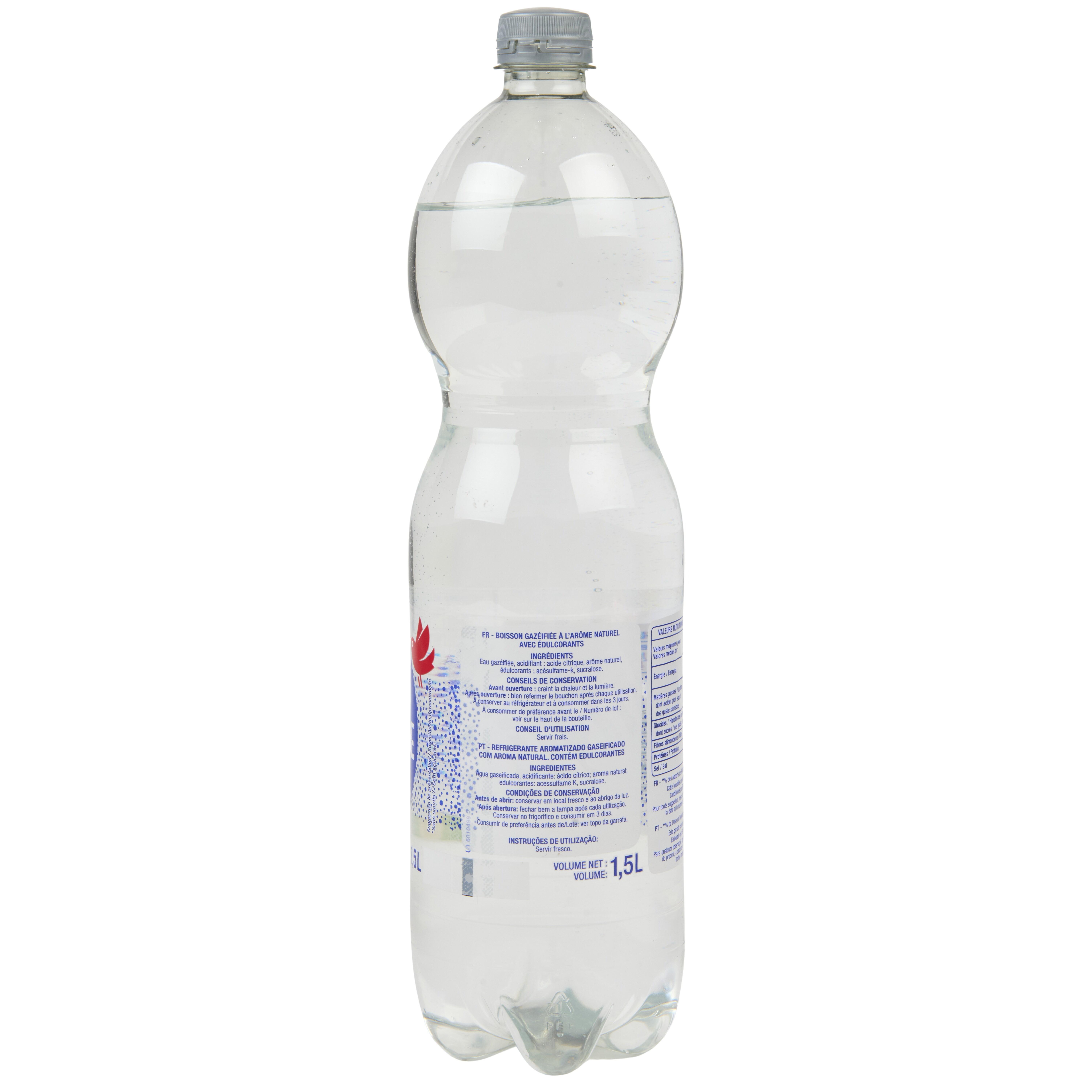 Voir la diapositive 5 : AUCHAN Limonade zéro à l'arôme naturel 1,5l