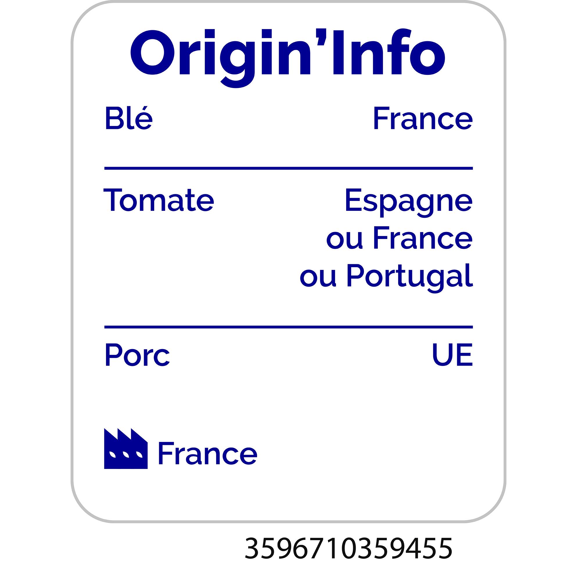 Voir la diapositive 2 : AUCHAN Mini pizza chorizo merguez 1 part 180g