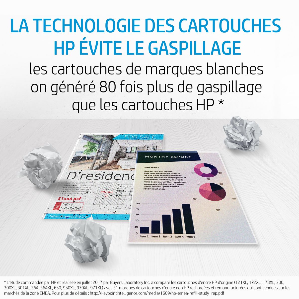 HP Cartouche d'Encre HP 364XL Jaune grande capacité Authentique (CB325EE)