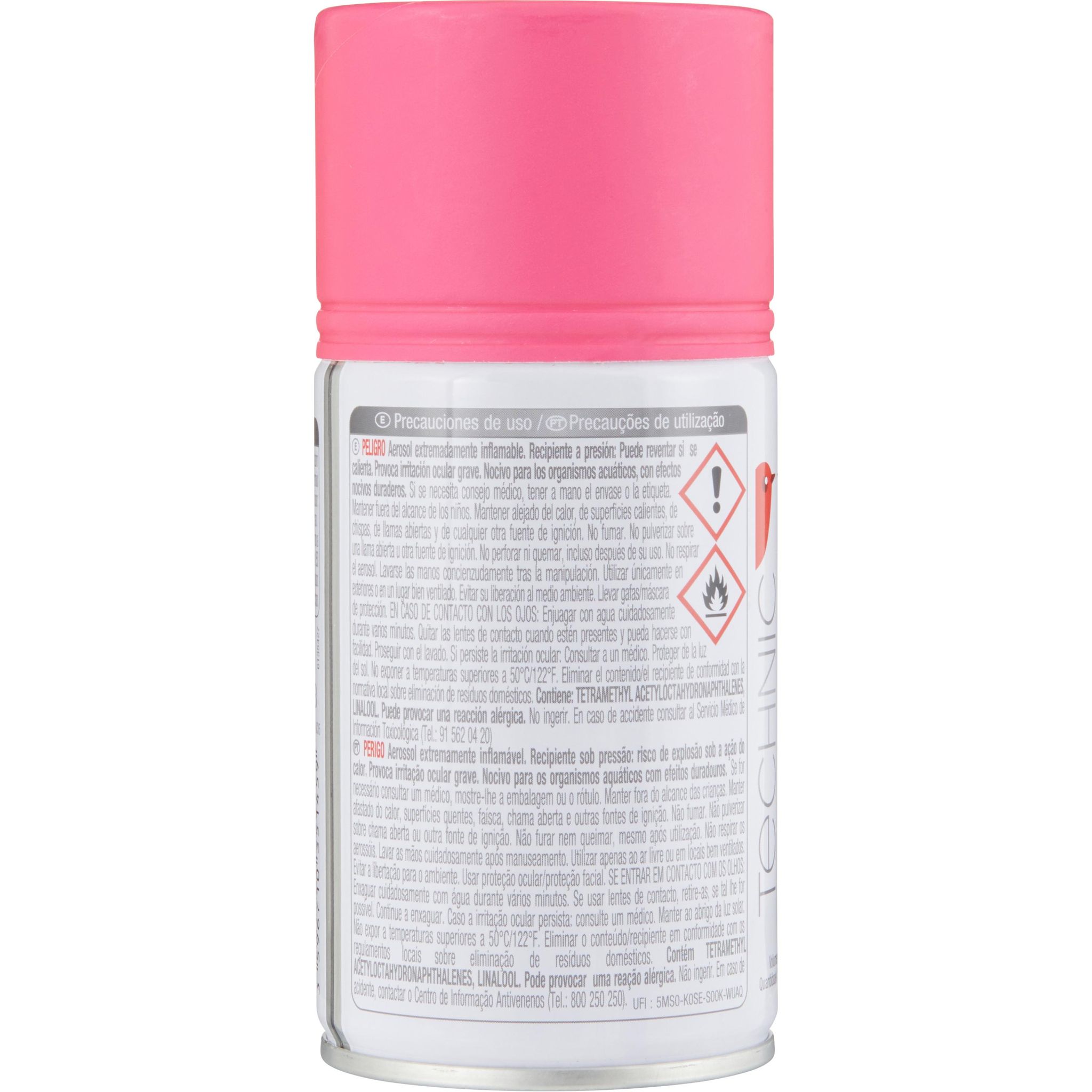 Voir la diapositive 2 : AUCHAN Recharge pour diffuseur automatique rose pivoine 250ml