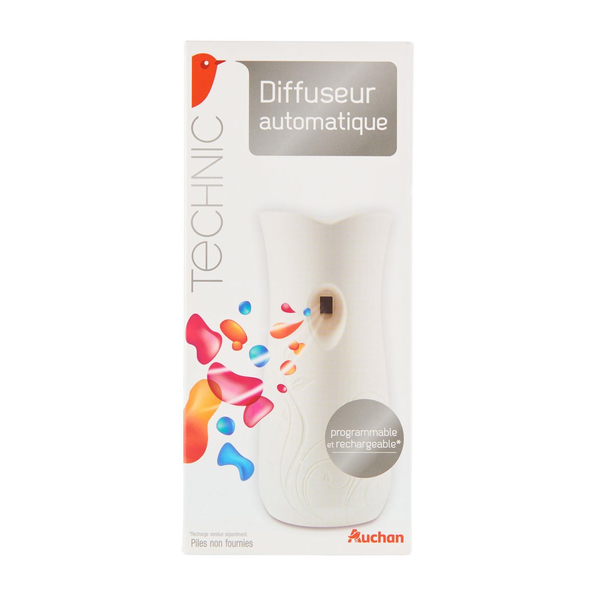 AUCHAN Diffuseur automatique programmable et rechargeable 1 diffuseur