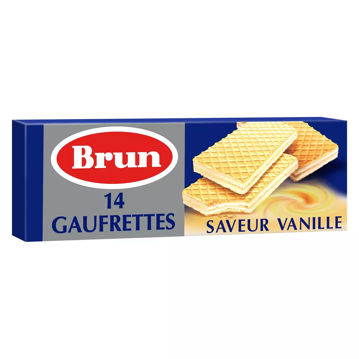 BRUN Gaufrettes saveur vanille 14 biscuits 146g