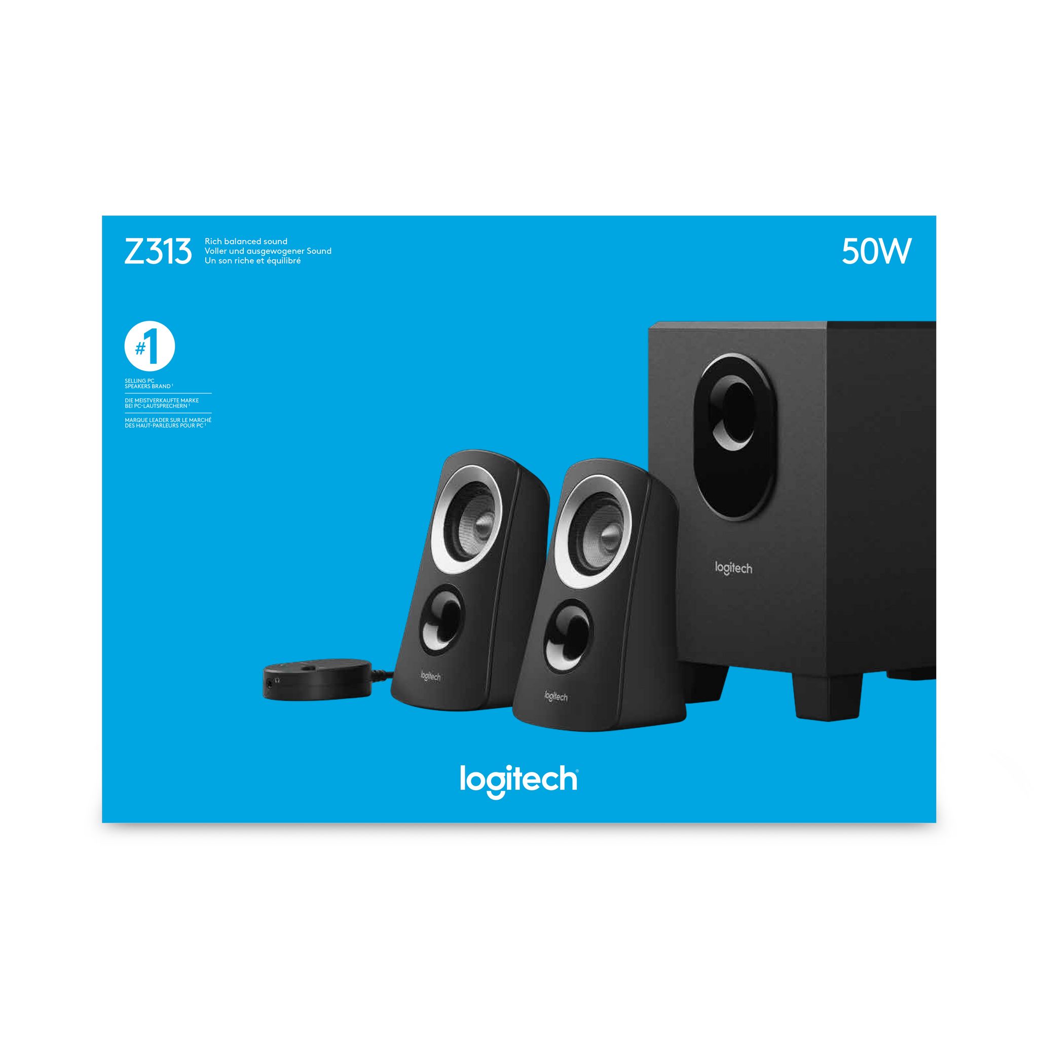 Voir la diapositive 10 : LOGITECH Système de Haut-Parleurs Z313