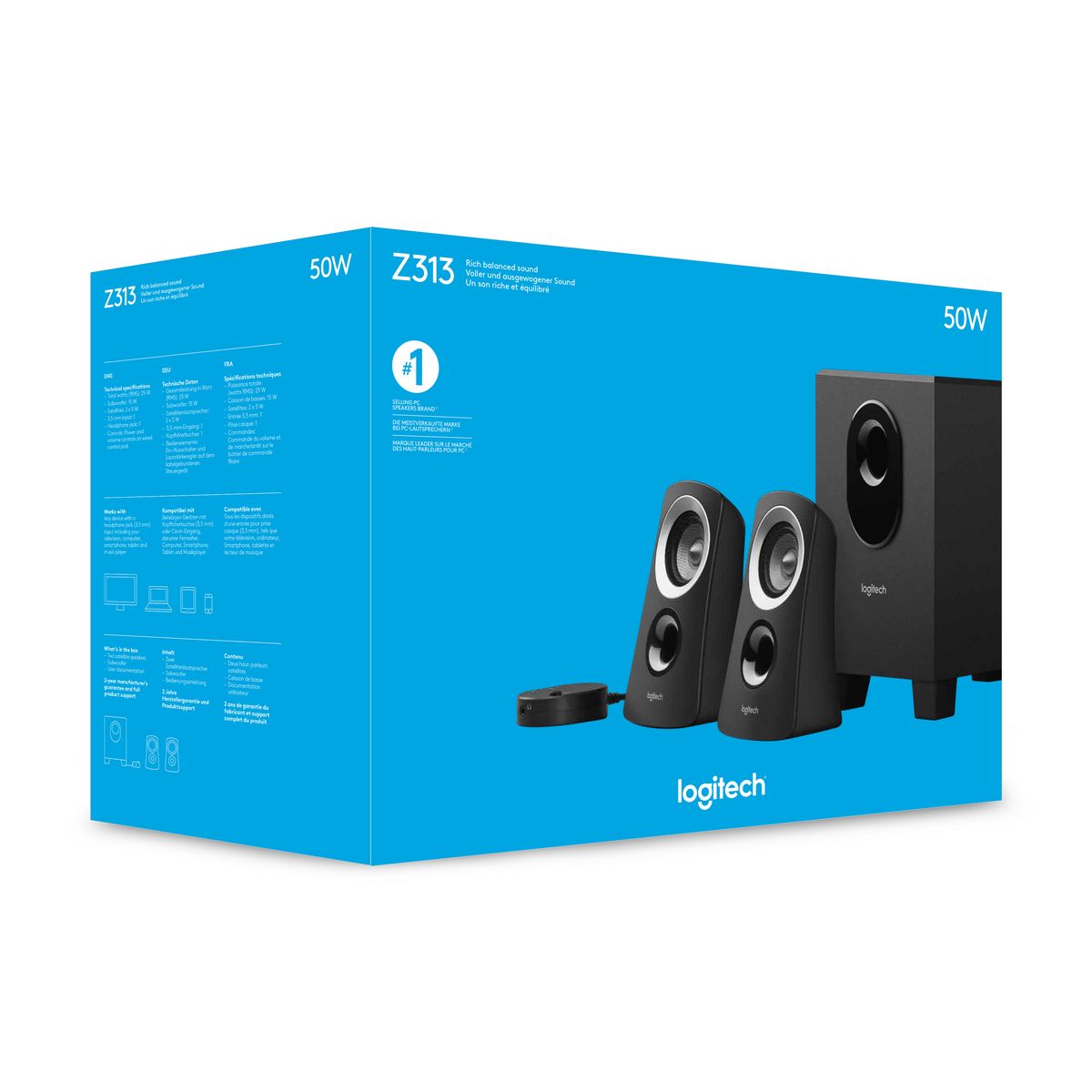 LOGITECH Système de Haut-Parleurs Z313