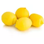 AUCHAN BIO Citrons jaunes 4 pièces