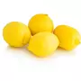 AUCHAN BIO Citrons jaunes 4 pièces