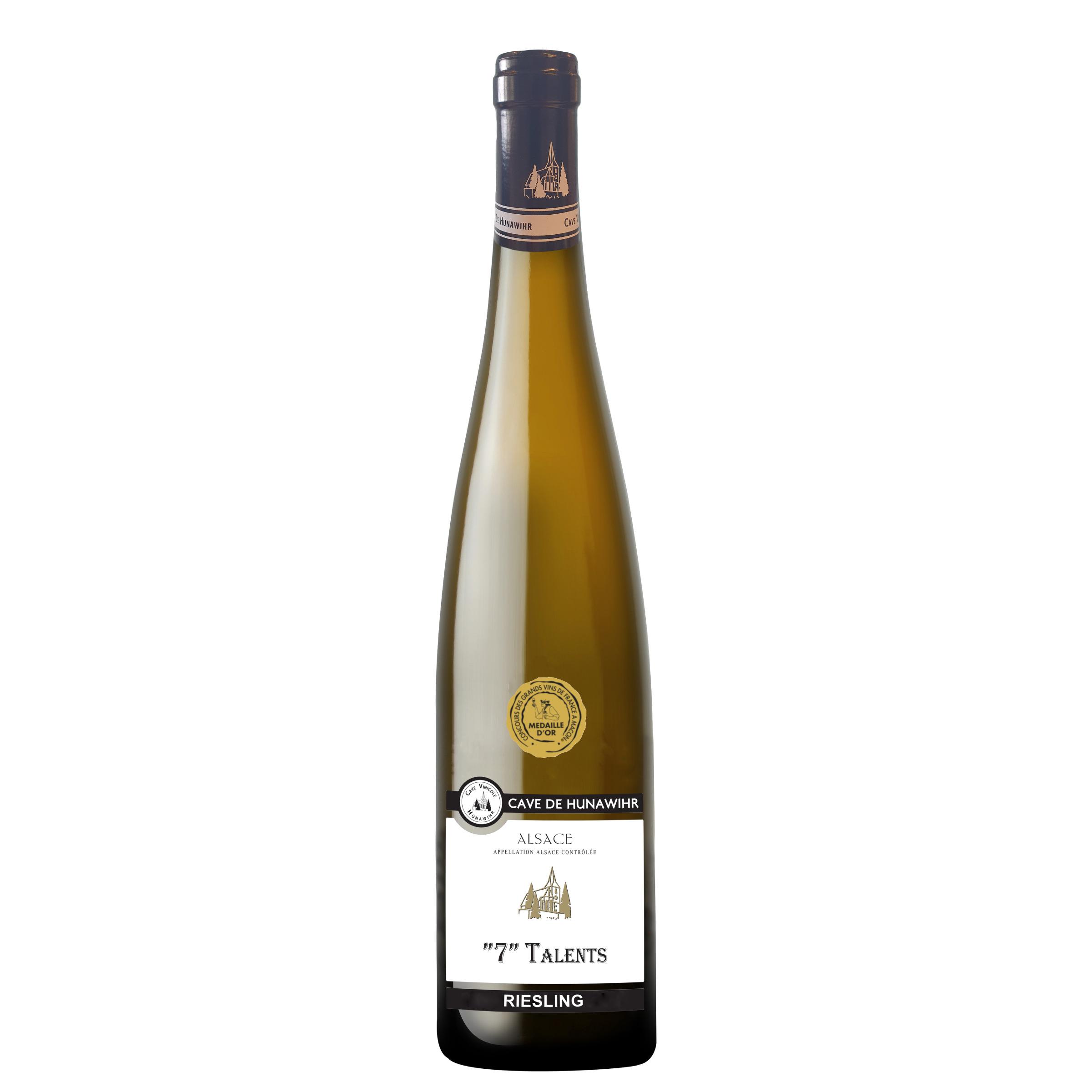 Voir la diapositive 2 : AOP Alsace Riesling "7" Talents blanc 75cl