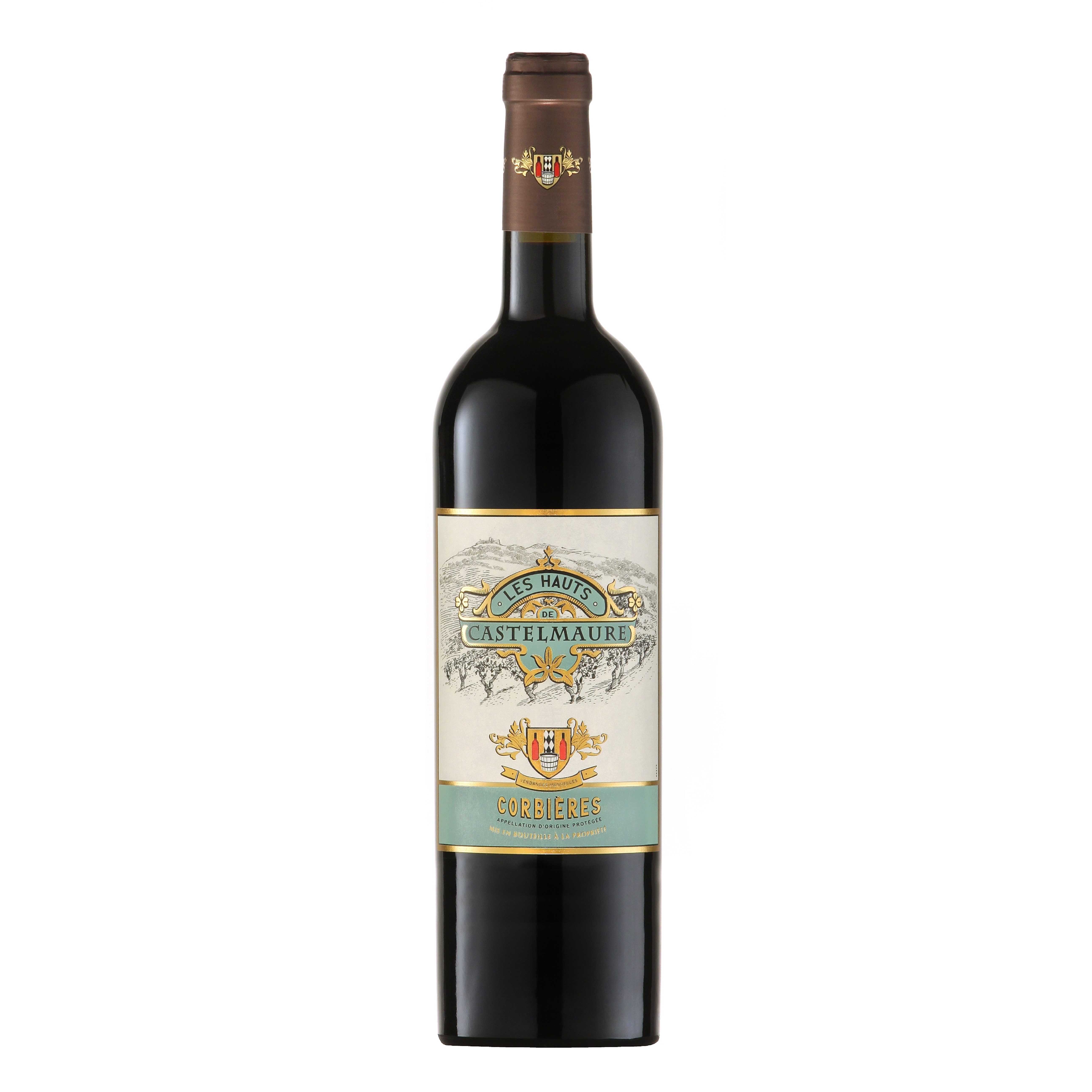 Vin rouge Corbières les Hauts de Castelmaure 75cl